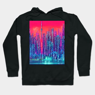 Cyberpunk CN Tower Hoodie